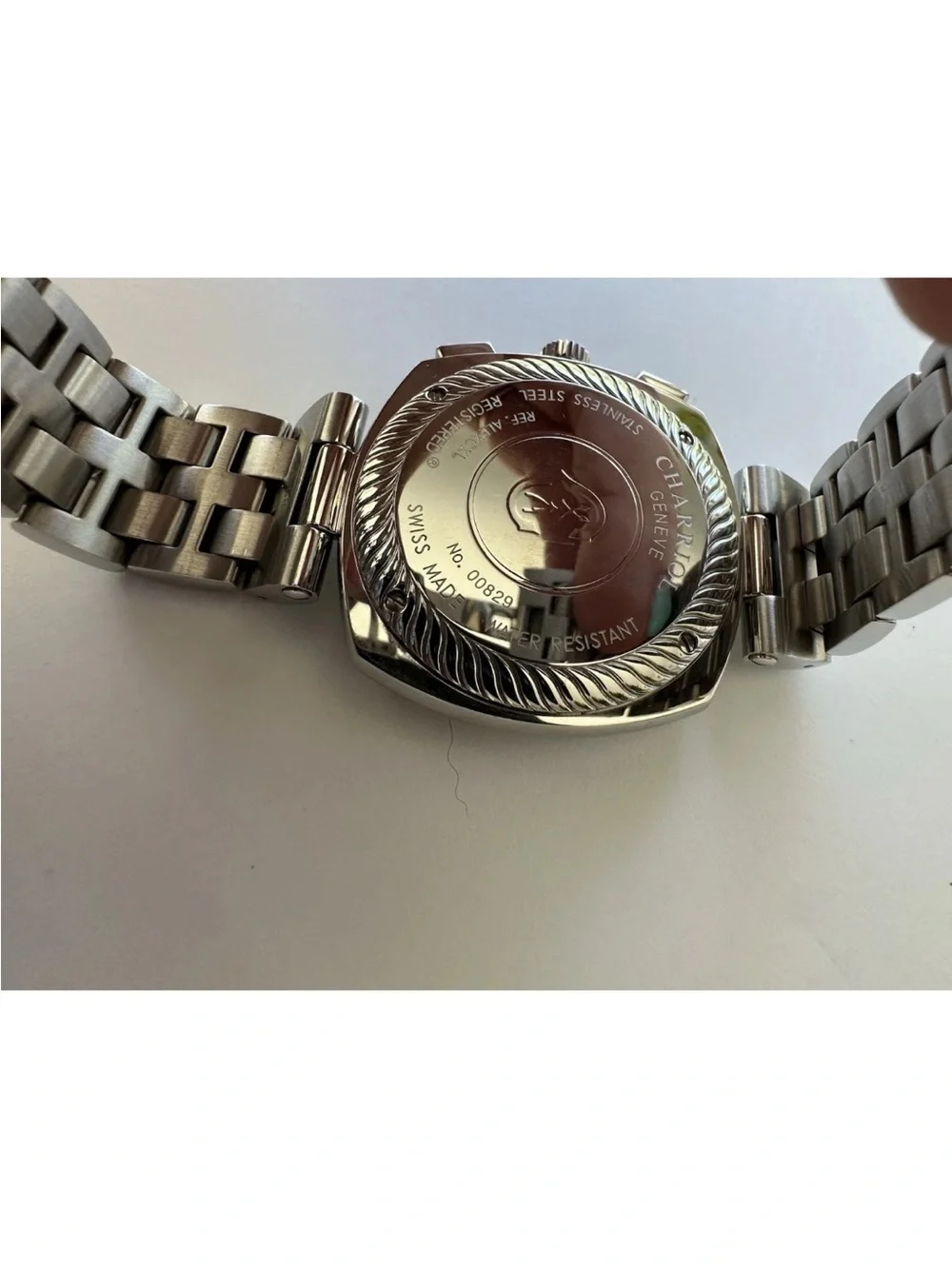 Charriol Alexandre Unisex Mother Of Pearl Dial Chronograph Watch ALC.960.003